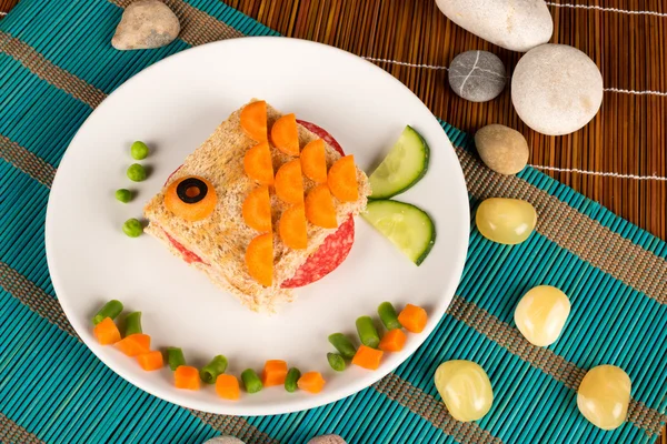 Fish sandwich — Stock Photo, Image