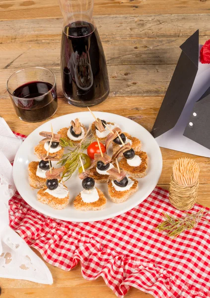 Fathers day appetizer — Stock Photo, Image