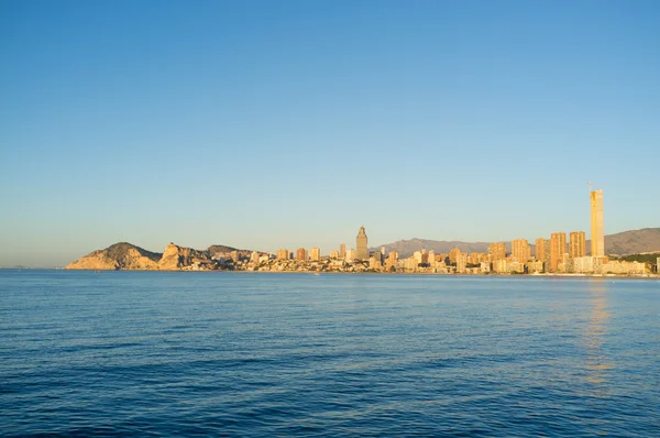 Benidorm na ranní — Stock fotografie