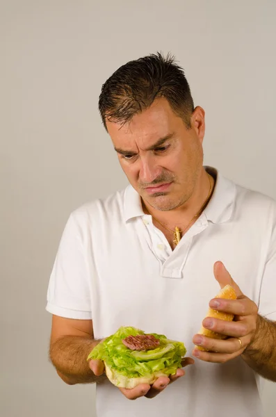 Light burger — Stock Photo, Image