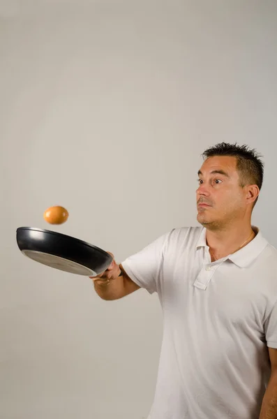 How not to cook an egg — Stock Photo, Image