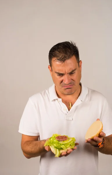 Light burger — Stock Photo, Image