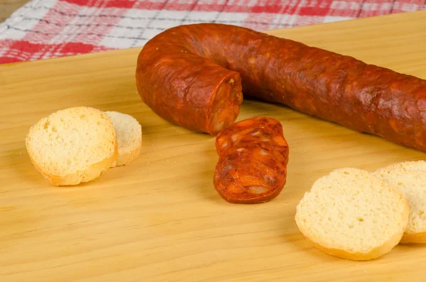 Chorizo-Vorspeise — Stockfoto