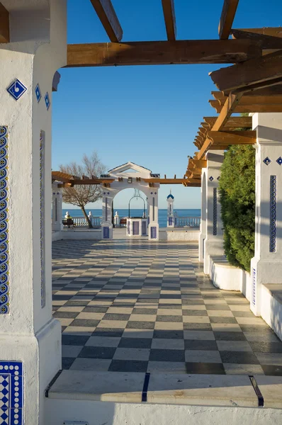 Benidorm piazza della città vecchia — Foto Stock