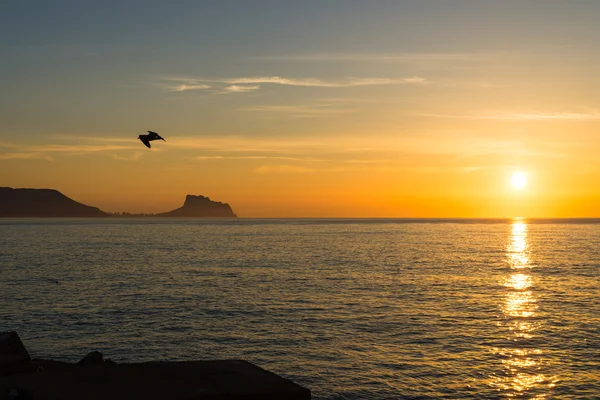 Costa blanca zonsopgang — Stockfoto