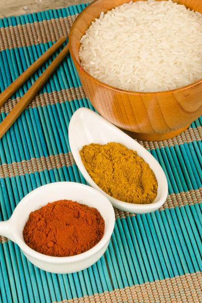 Asian cuisine staples — Stock Photo, Image