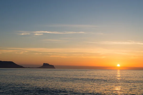 Costa Blanca sunrise — Stock Photo, Image