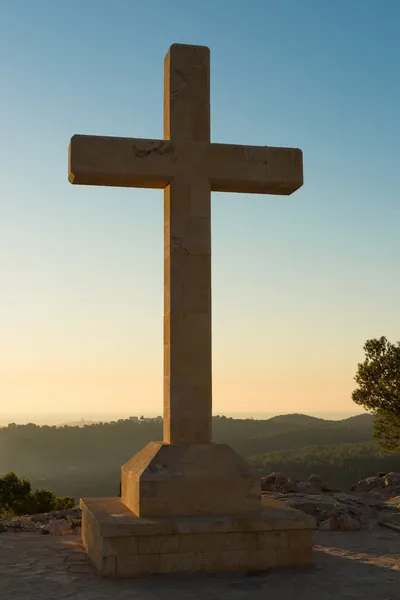 Croce di pietra — Foto Stock