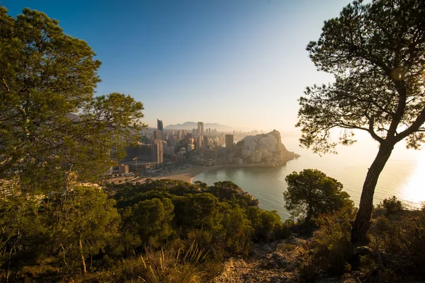 Benidorm sunrise — Stockfoto