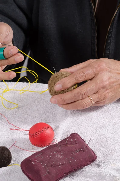 Crafting traditional sport balls