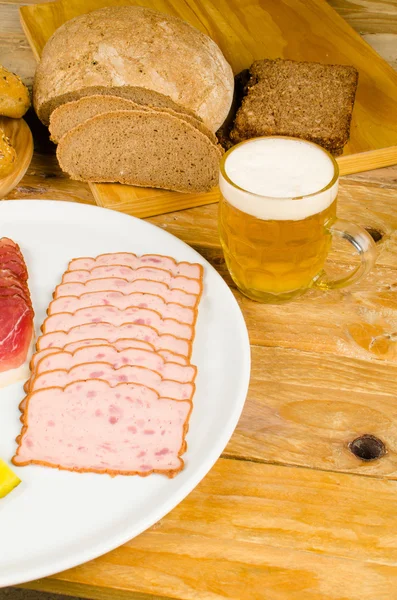 German cold meal — Stock Photo, Image