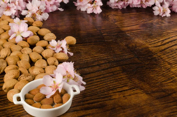 Almond still life — Stock Photo, Image