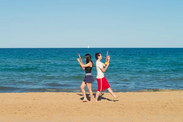 Water gun duel — Stock Photo, Image