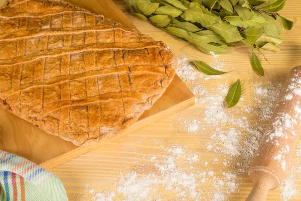 Baking empanada — Stock Photo, Image