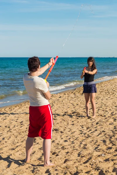 Pistola a spruzzo divertimento — Foto Stock