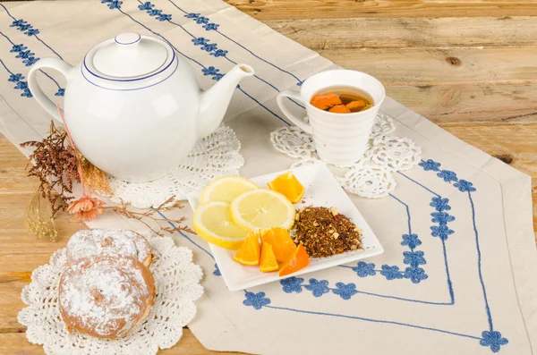 Tea time with rooibos — Stock Photo, Image