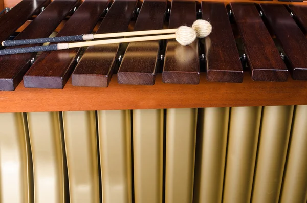 Teclas y resonadores Marimba — Foto de Stock