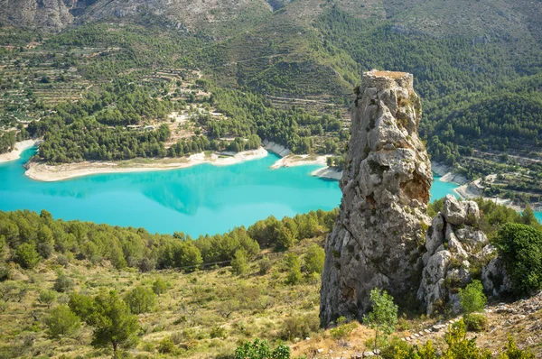 Guadalest přehrada — Stock fotografie