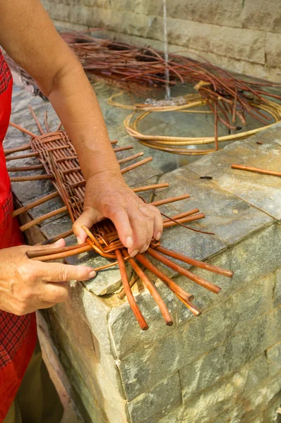 Trabajos de mimbre tradicionales —  Fotos de Stock