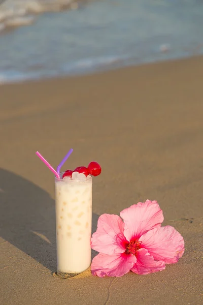 Horchata na plaży — Zdjęcie stockowe