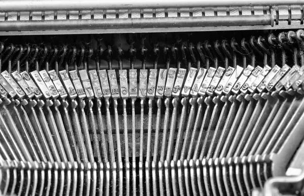 Mecanismo de máquina de escrever — Fotografia de Stock