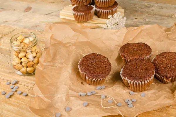 Muffin al cioccolato — Foto Stock