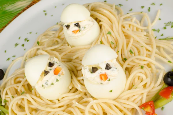 Pasta nest — Stock Photo, Image