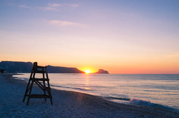 Mittelmeersonnenaufgang — Stockfoto