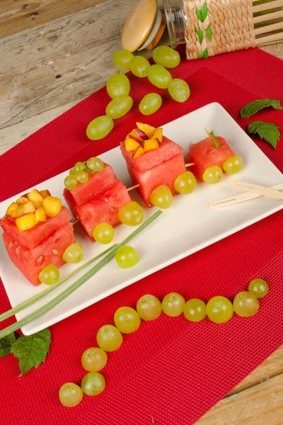 Watermeloen dessert — Stockfoto