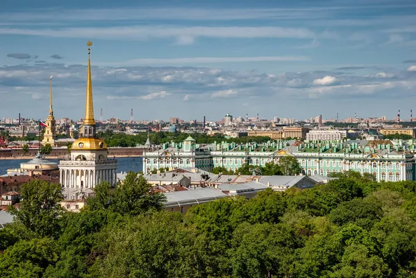 Sint Petersburg Rusland Zicht Stad Vanuit Vogelperspectief — Stockfoto