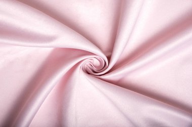 Arka plan, doku. Şablon. Düğün ve gece elbiseleri için saten kumaş. Çıplak bir gölge..