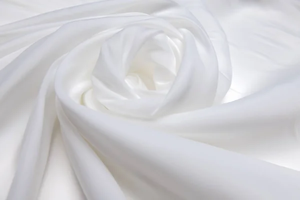 絹織物 マットオルガンザ ミルク色 — ストック写真