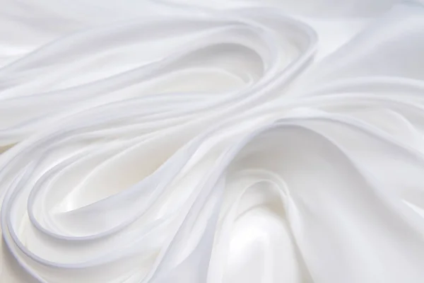 Silk Fabric Matte Organza Milk Color — Stock Photo, Image