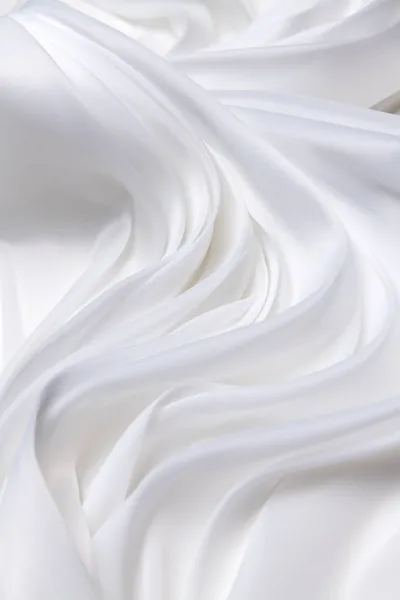 Silk Fabric Matte Organza Milk Color — Stock Photo, Image