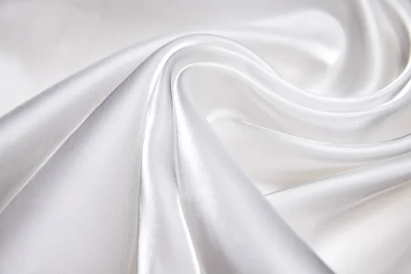 Silk Fabric Pearl Organza Milk Color — Stock Photo, Image