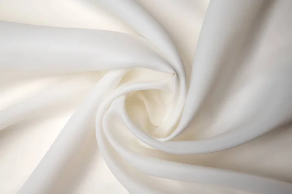 絹織物 マットオルガンザ カロライナ クリーム色 — ストック写真