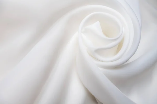 絹織物 マットオルガンザ カロライナ ミルク色 — ストック写真