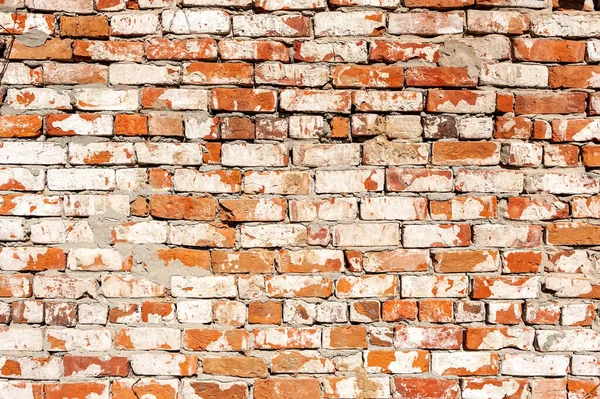 Arka plandaki eski tuğla duvar 