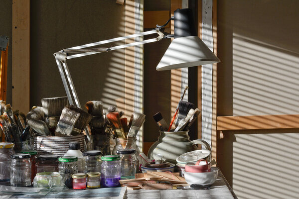 Рабочий стол художника
