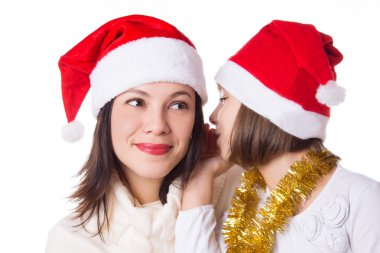 Anne ve kızı Noel arifesinde birbirlerine sırlarını paylaşmak