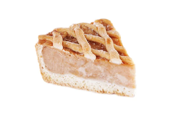 Piece of traditional apple pie — Stock Photo, Image