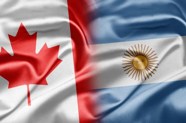 加拿大和阿根廷 — 图库照片
