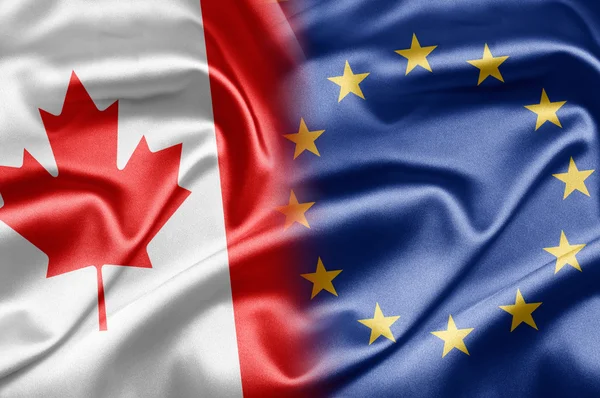 Canada and European Union — Stock Photo, Image