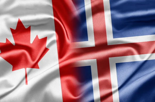 Canada e Islanda — Foto Stock