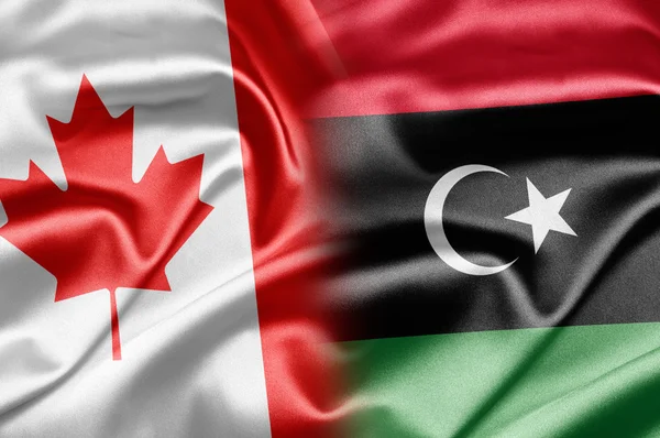 Канада и Ливия — стоковое фото
