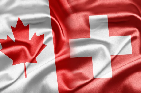 Canada en Zwitserland — Stockfoto