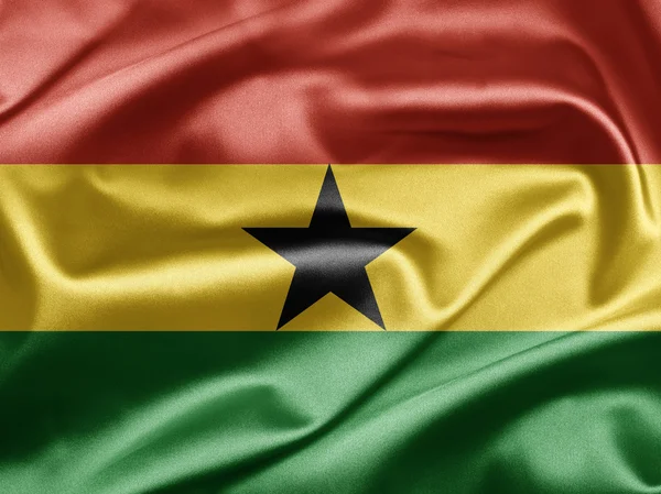 Bandera de Ghana — Foto de Stock