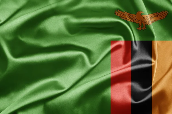 Bandera de zambia — Foto de Stock