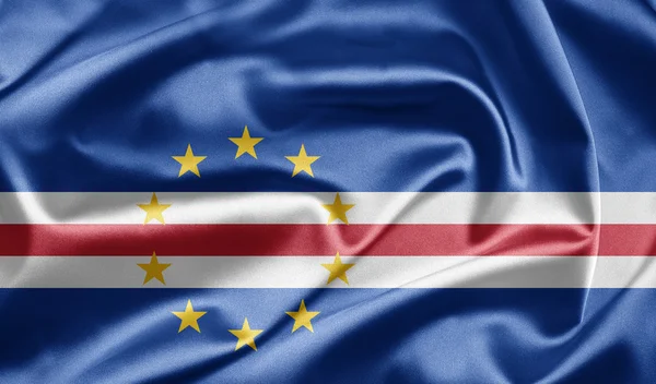 Bandeira de Cabo Verde — Fotografia de Stock