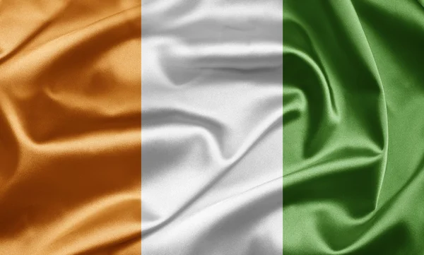 Flagge von Côte d 'Ivoire — Stockfoto